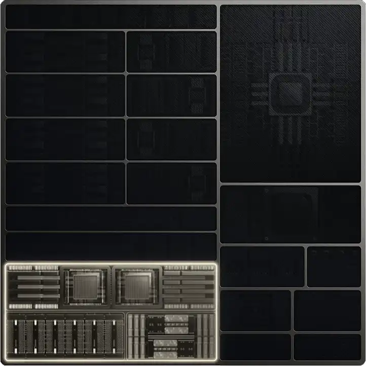 Hardverszintű generatív AI-motor illusztráció