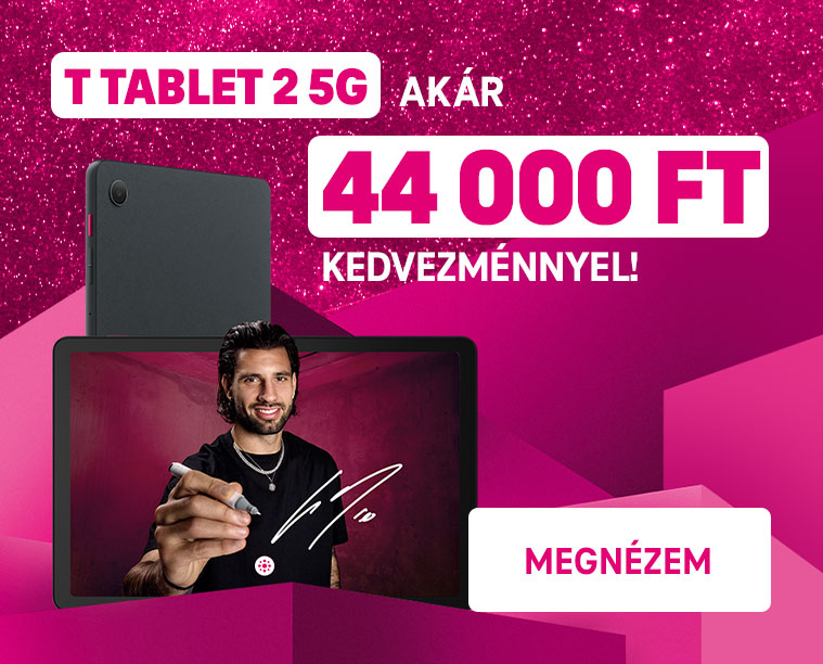 T Tablet 2 5G akár 44 000 Ft Cyber kedvezménnyel
